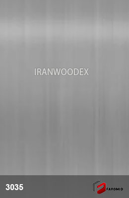 هایگلاس فرامید کد ۳۰۳۵ اینوکس طرح استیل مات (InoxSilver)