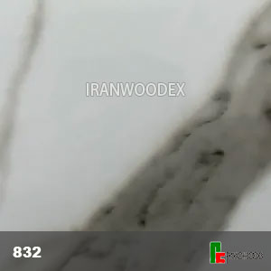 هایگلاس پاک چوب کد 832-HG WHITE MARBLE